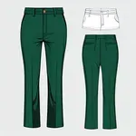 dark green pants image